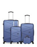 Lot de 4 Valises Rigides Grand Format, Taille Moyenne, Cabine et Vanity AMAZONE