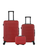 Lot de 3 Valises Rigides Taille Moyenne, Cabine et Vanity AIGLE