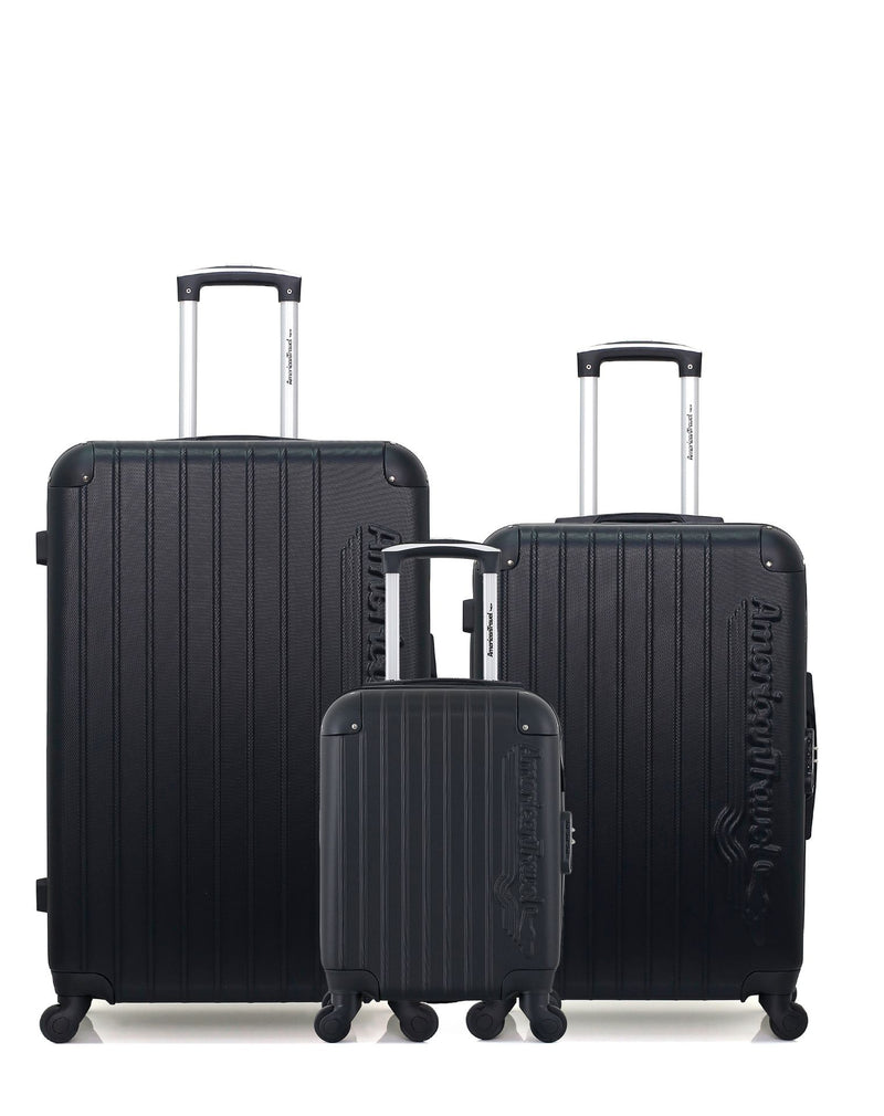 Lot de 3 Valises Rigides Grand Format, Taille Moyenne et Cabine XXS BUDAPEST