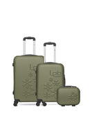 Lot de 3 Valise weekend , valise cabine et vanity ELEONOR