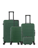 Lot de 4 Valises Rigides Grand Format, Taille Moyenne, Cabine et Vanity AIGLE