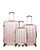 Lot de 3 Valises Rigides Grand Format, Taille Moyenne et Cabine BRONX