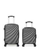 Lot de 2 Valises Rigides Cabine et Cabine XXS DANUBE