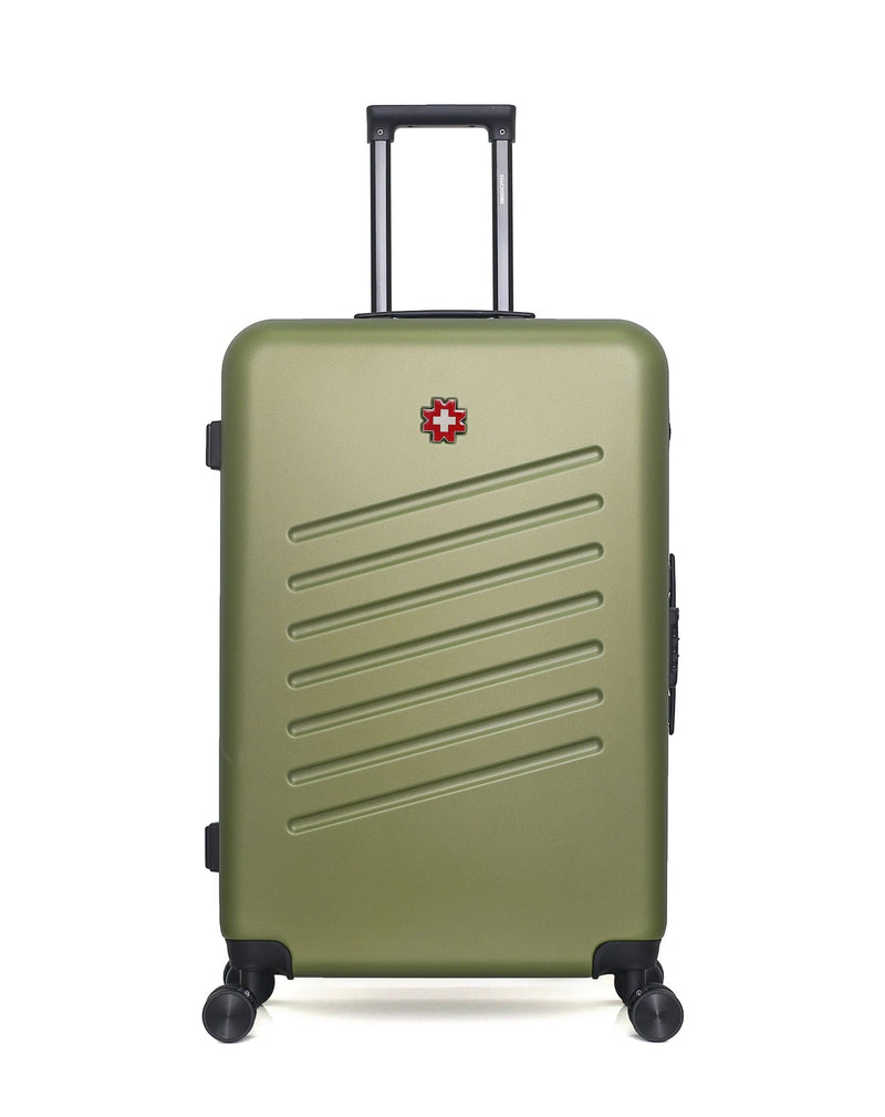 Lot de 4 Valises Rigides Grand Format, Taille Moyenne, Cabine et Vanity ZURICH
