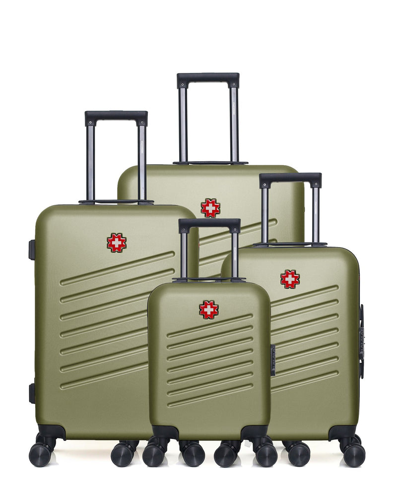 Lot de 4 Valises grand format, valise weekend, valise cabine, valise cabine XXS ZURICH