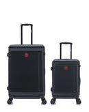 Lot de 2 Valises Rigides Grand Format et Cabine GSTAAD