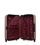 Lot de 2 Valises Rigides Grand Format et Cabine QUEENS