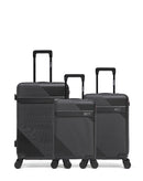 Lot de 3 Valises Rigides Taille Moyenne, Cabine et Cabine XS WOHLEN