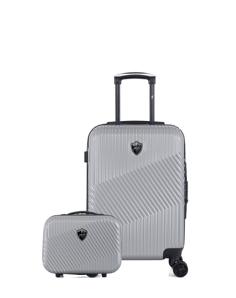 Lot de 2 Valises Rigides Cabine et Vanity PETER