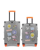 Lot de 2 Valises Rigides Taille Moyenne et Cabine LUGERS