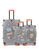 Lot de 3 Valises Rigides Grand Format, Cabine et Cabine XS LUGERS