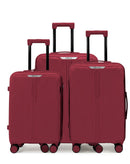 Lot de 3 Valises Rigides Grand Format, Taille Moyenne et Cabine ERIDAN