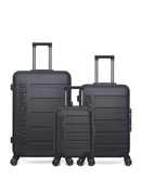 Lot de 3 Valises Rigides Grand Format, Taille Moyenne et Cabine XXS AIGLE