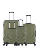 Lot de 4 valises Grand format, weekend, cabine et cabine XXS LAGOS