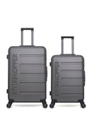 Lot de 2 Valises Rigides Grand Format et Taille Moyenne AIGLE