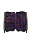 Lot de 2 Valise grand format et valise weekend AMELIE-A