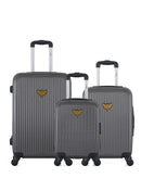 Lot de 3 Valises weekend , valise cabine et valise cabine XXS AGATA