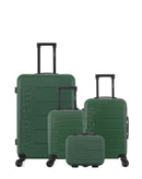 Lot de 4 Valises Rigides Grand Format, Cabine, Cabine XXS et Vanity AIGLE