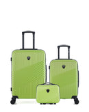Lot de 3 Valises Rigides Taille Moyenne, Cabine et Vanity PETER