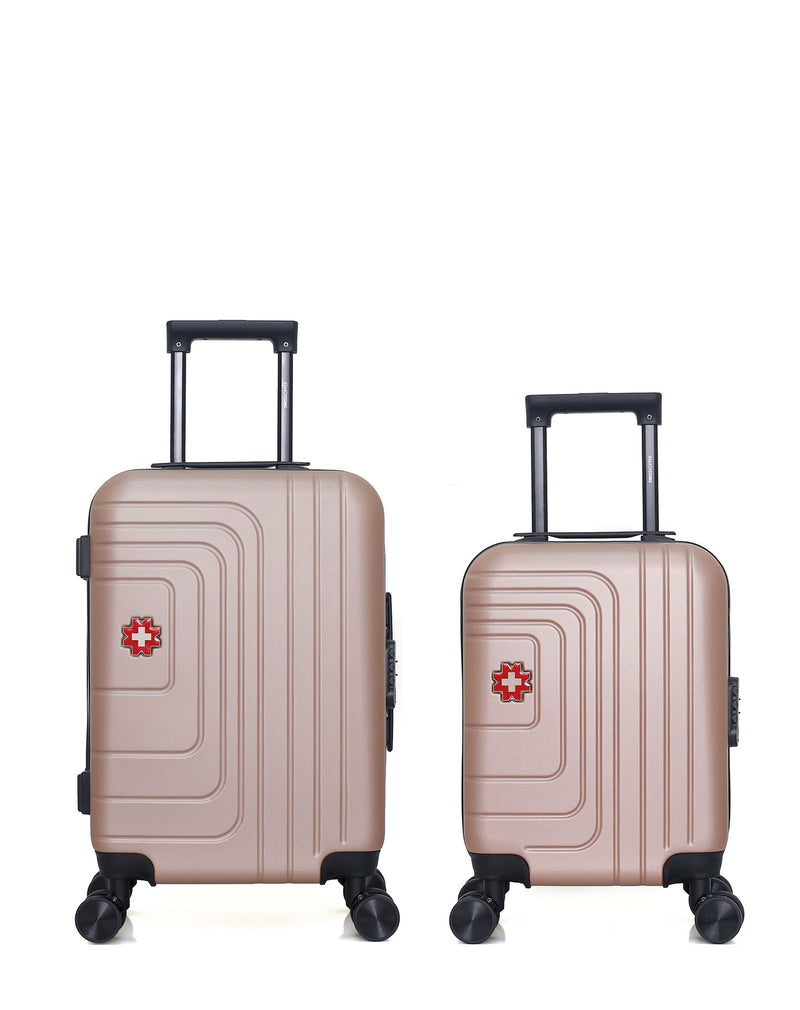 Lot de 2 Valises Rigides Cabine et Cabine XXS RUTI