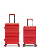 Lot de 2 Valises Rigides Taille Moyenne et Cabine LUGANO