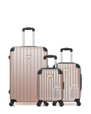 LOT DE 3 - Valises grand format, cabine et cabine XXS MARIANNE