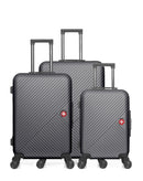 Lot de 3 Valises grand format, valise weekend et valise cabine SPIEZ