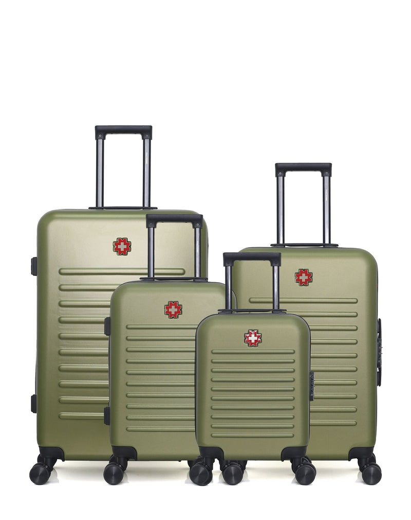 SWISS KOPPER - LOT DE 4 - Valises grand format, weekend, cabine et cabine XXS WIL