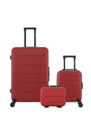 Lot de 3 Valises Rigides Grand Format, Cabine XXS et Vanity AIGLE