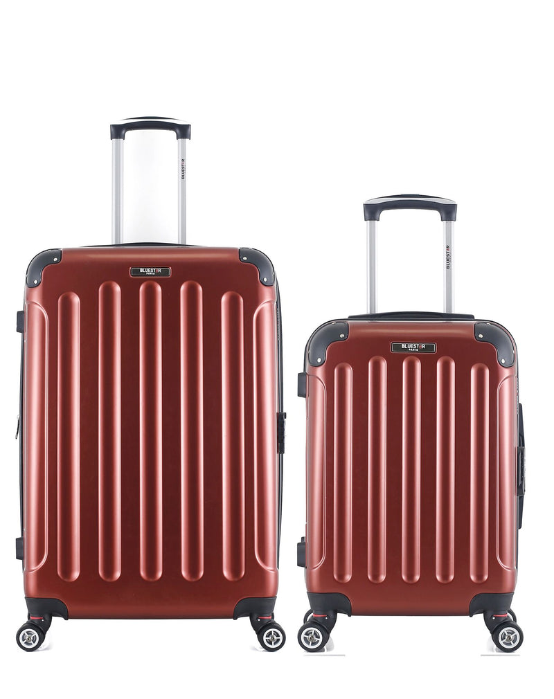 Lot de 2 Valises Rigides Grand Format et Cabine TUNIS