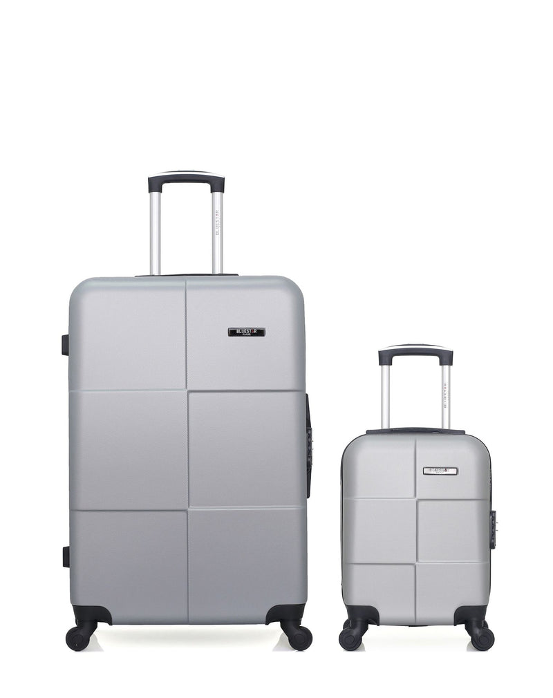 Lot de 2 Valises Rigides Grand Format et Cabine XXS MIAMI