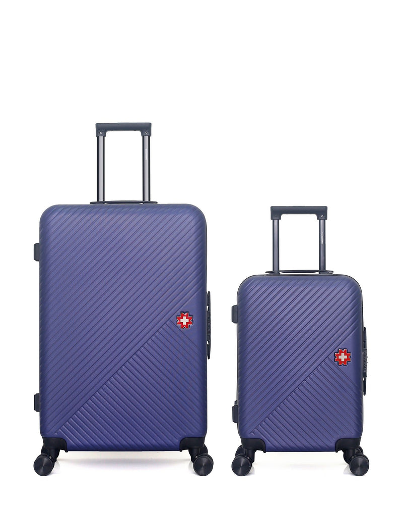 Lot de 2 Valises Rigides Grand Format et Cabine SPIEZ