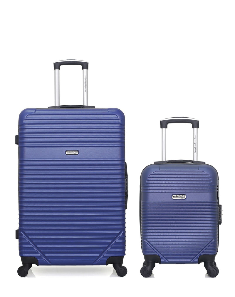 Lot de 2 Valises Rigides Grand Format et Cabine XXS MEMPHIS