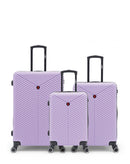Lot de 3 Valises Rigides Grand Format, Taille Moyenne et Cabine GAITE