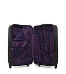 Lot de 3 Valises Rigides Grand Format, Taille Moyenne et Cabine XXS ELEONOR