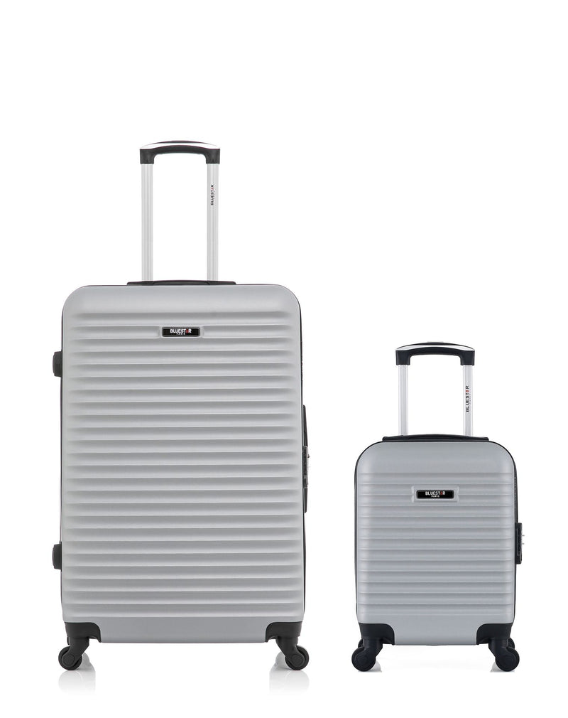 Lot de 2 Valises Rigides Grand Format et Cabine XXS BRAZILIA