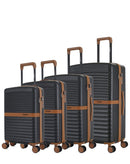 Set de 4 Valises Rigides Grand Format, Week-end, Cabine et Cabine XS BELAIR-O
