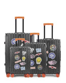 Lot de 4 Valises Rigides Grand Format, Taille Moyenne, Cabine et Cabine XS LUGERS