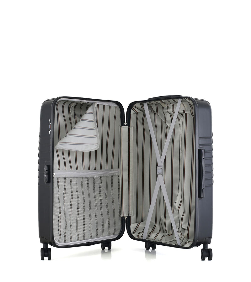 Lot de 3 Valises Rigides Grand Format, Cabine et Vanity PETER