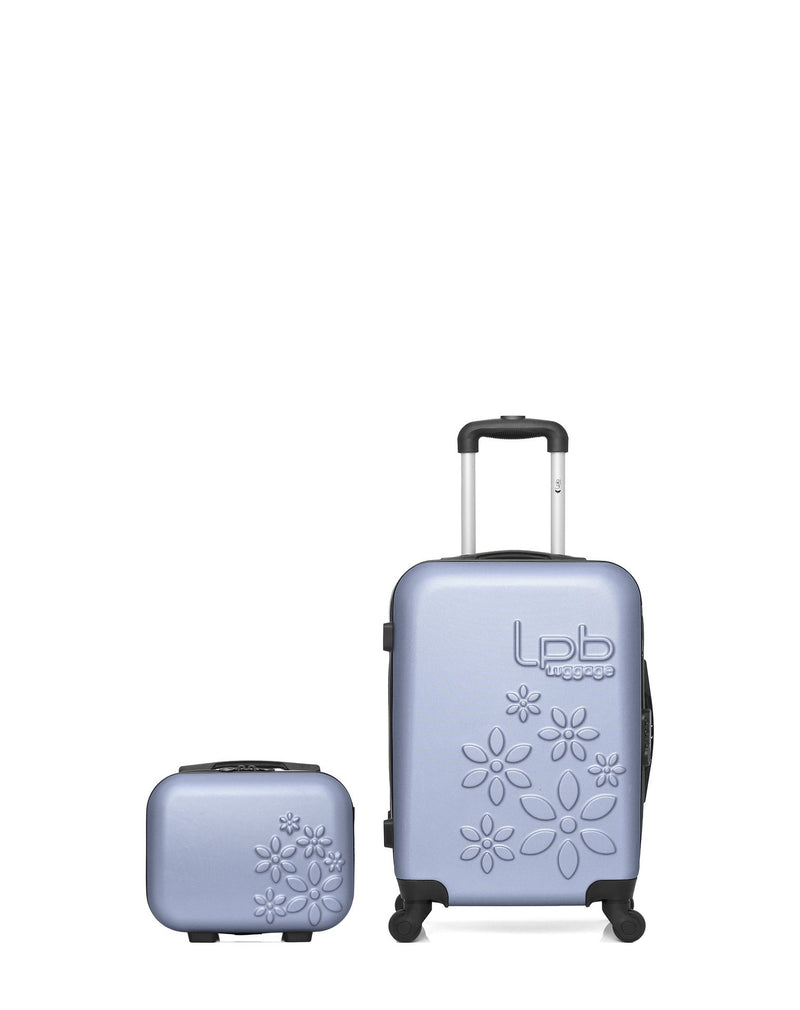 Lot de 2 Valise Cabine et Vanity Rigide ELEONOR