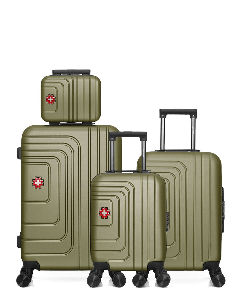 Lot de 4 Valises weekend, valise cabine, valise cabine XXS et vanity RUTI