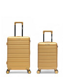Lot de 2 Valises Rigides Taille Moyenne et Cabine XS LUGANO
