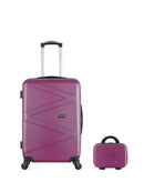 Lot de 2 Valises Rigides Taille Moyenne et Vanity AMAZONE