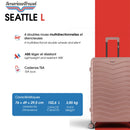Lot de 2 Valises Rigides Grand Format et Cabine XS SEATTLE