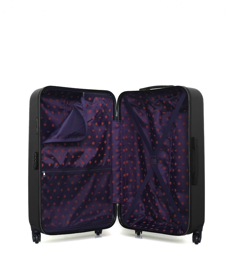 Lot de 3 Valises Rigides Grand Format, Taille Moyenne et Cabine ELEONOR