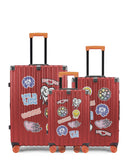 Lot de 3 Valises Rigides Grand Format, Taille Moyenne et Cabine XS LUGERS