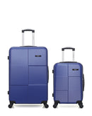 Lot de 2 Valises Rigides Grand Format et Cabine MIAMI