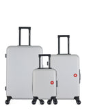 Lot de 3 Valises Rigides Grand Format, Taille Moyenne et Cabine XXS SPIEZ