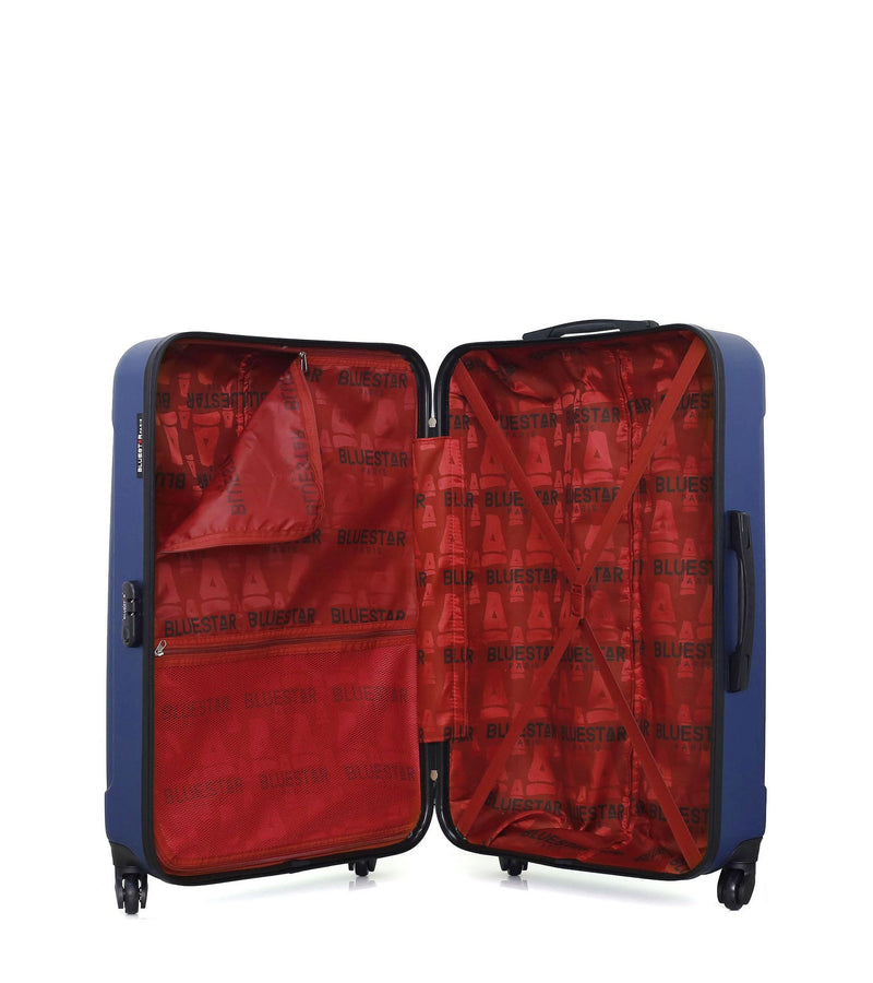 Lot de 3 Valises Rigides Grand Format, Taille Moyenne et Vanity NAPOLI