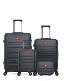 Lot de 4 Valises Rigides Grand Format, Taille Moyenne, Cabine XXS et Vanity WIL